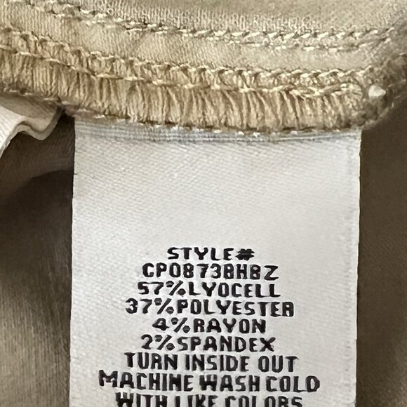 Sanctuary Women's Standard Surplus Tan Belted Pants Sz 20W Tapered High Rise NWT - Picture 8 of 14